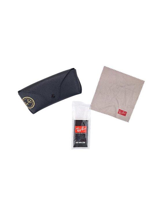 Ray-Ban Other - Ray-Ban Black Sunglasses Case With Cleaning Cloth & Booklet Authentic Genuine
